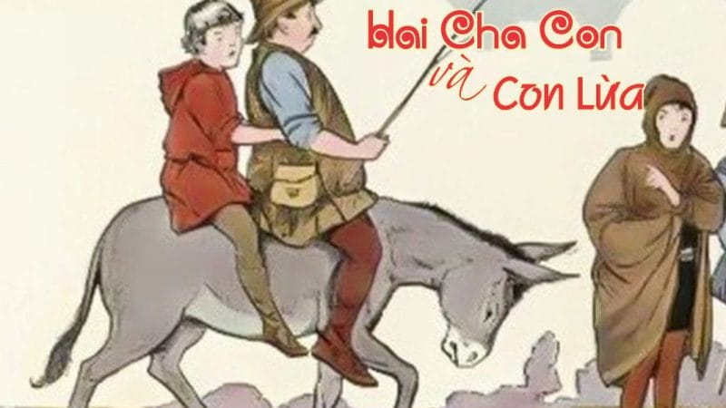 Hai Cha Con và Con Lừa