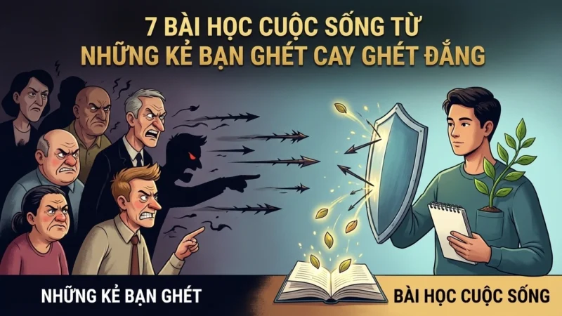 7 bài học cuộc sống từ những kẻ bạn ghét cay ghét đắng