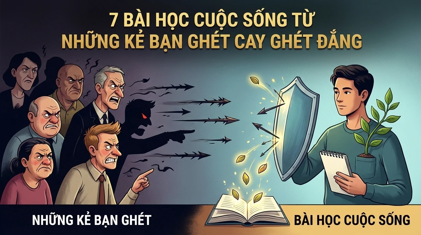 7 bài học cuộc sống từ những kẻ bạn ghét cay ghét đắng