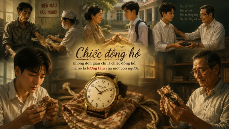 Chiếc Đồng Hồ Và Bài Học Không Bao Giờ Được Phép Quên Công Ơn Cha Mẹ