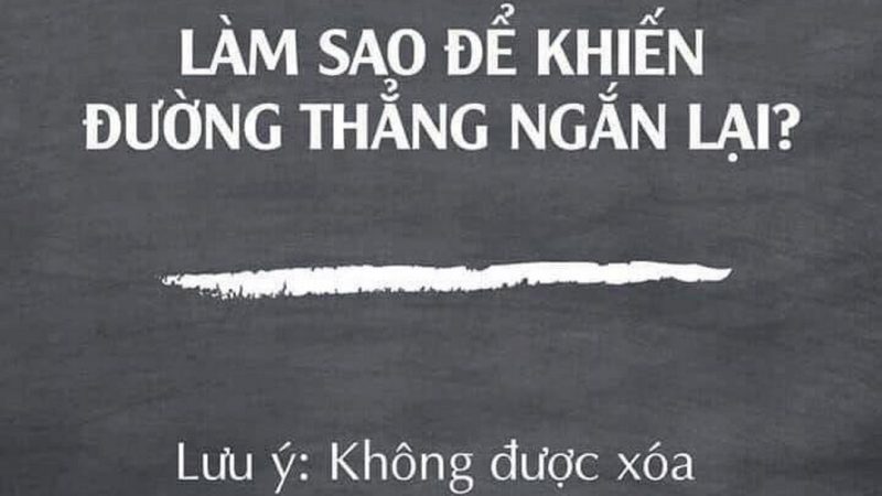 LÀM SAO ĐỂ KHIẾN ĐƯỜNG KẺ NGẮN LẠI?