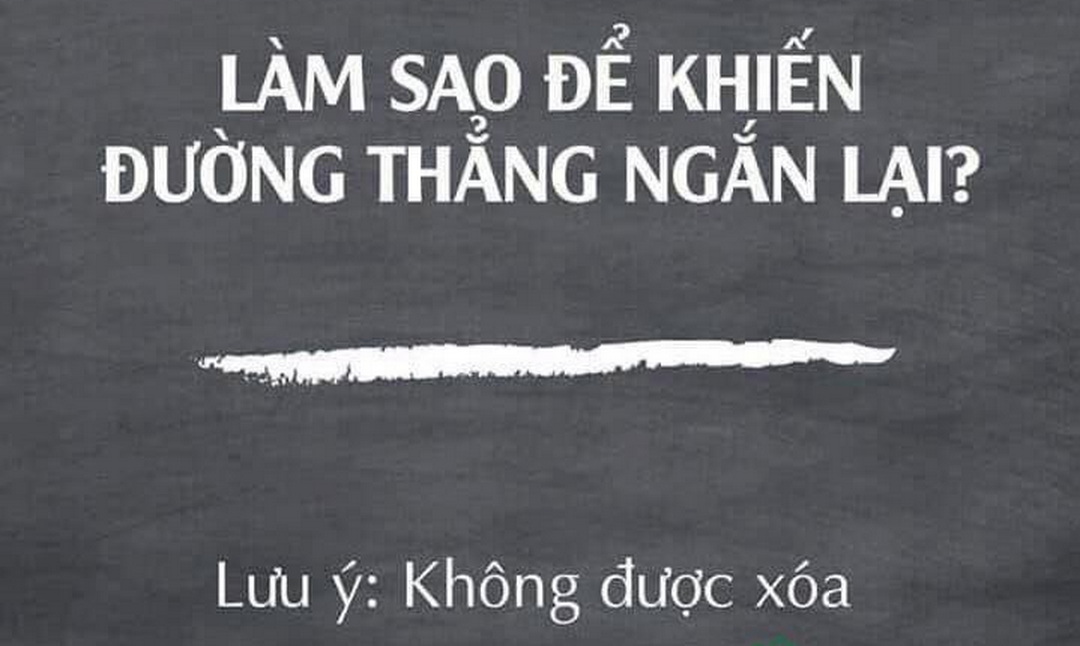 LÀM SAO ĐỂ KHIẾN ĐƯỜNG KẺ NGẮN LẠI?