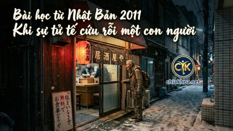 Bài học từ Nhật Bản 2011: Khi sự tử tế cứu rỗi một con người.