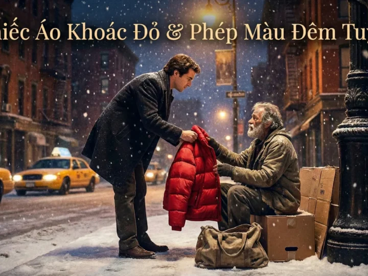 Chiếc Áo Khoác Đỏ & Phép Màu Đêm Tuyết: Khi Sự Tử Tế Được “Hồi Đáp”
