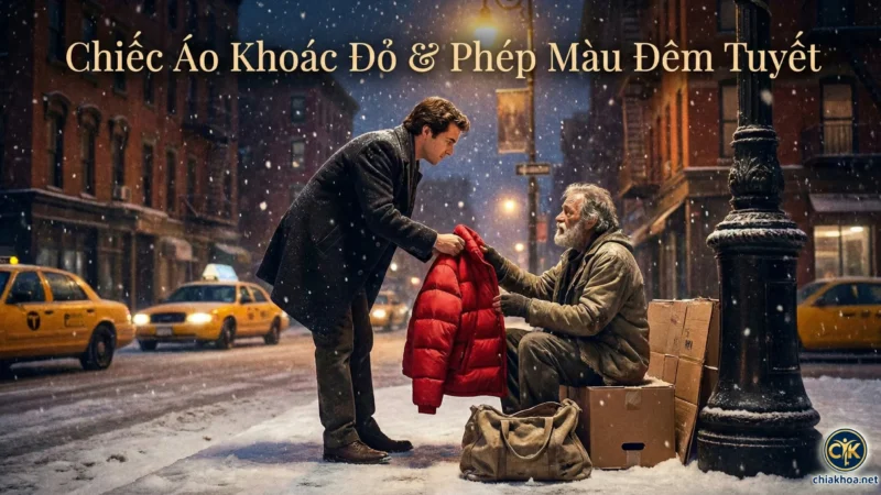 Chiếc Áo Khoác Đỏ & Phép Màu Đêm Tuyết: Khi Sự Tử Tế Được “Hồi Đáp”