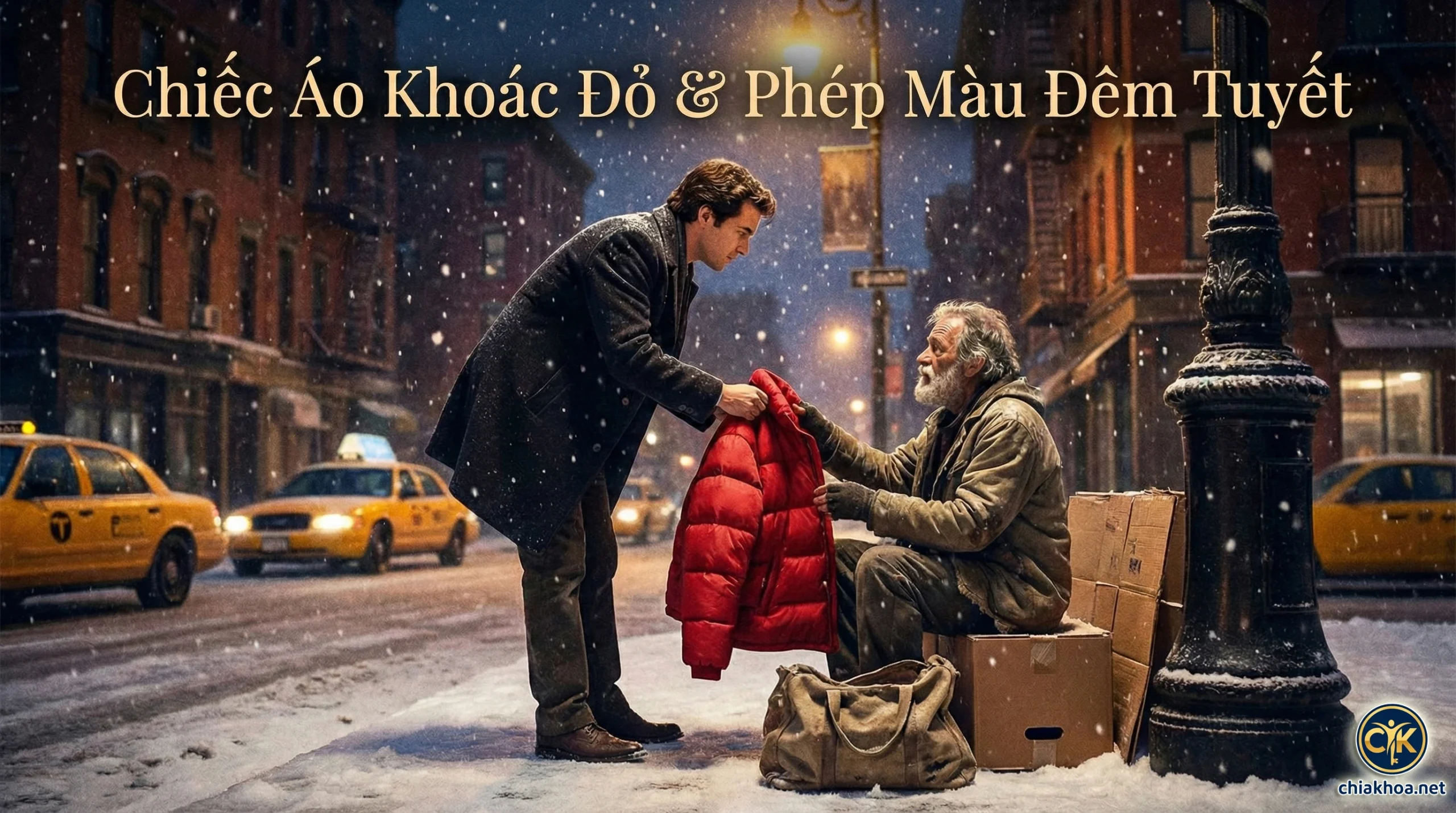 Chiếc Áo Khoác Đỏ & Phép Màu Đêm Tuyết: Khi Sự Tử Tế Được “Hồi Đáp”