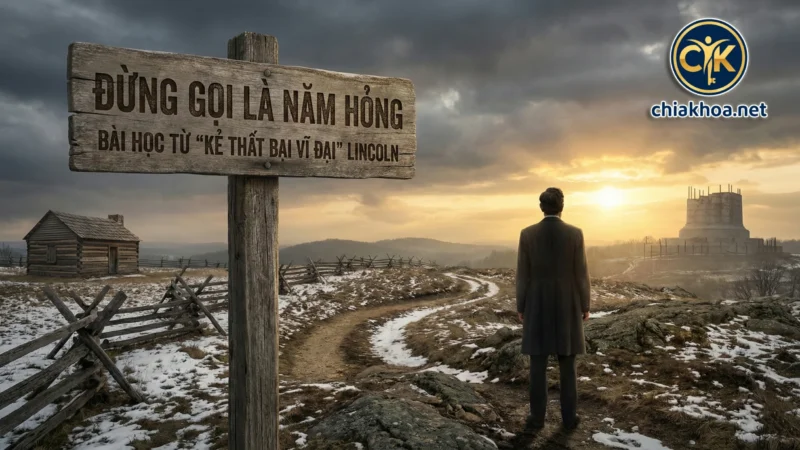 Đừng Gọi Là Năm Hỏng – Bài Học Từ “Kẻ Thất Bại Vĩ Đại” Lincoln