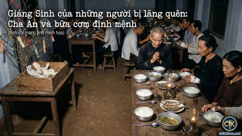Giáng Sinh của những người bị lãng quên: Cha An và bữa cơm định mệnh