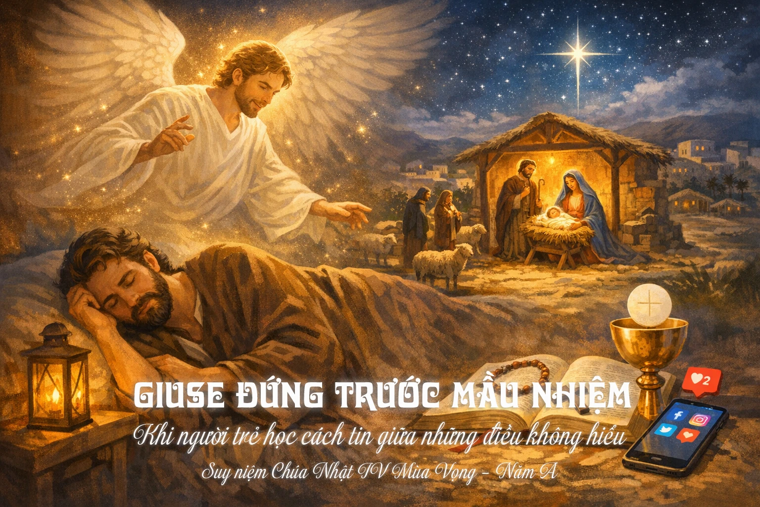 Giuse đứng trước mầu nhiệm – Khi người trẻ học cách tin giữa những điều không hiểu