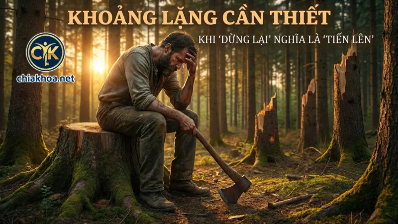 KHOẢNG LẶNG CẦN THIẾT: KHI “DỪNG LẠI” NGHĨA LÀ “TIẾN LÊN”