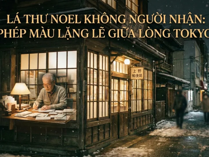 LÁ THƯ NOEL KHÔNG NGƯỜI NHẬN: Phép màu lặng lẽ giữa lòng Tokyo