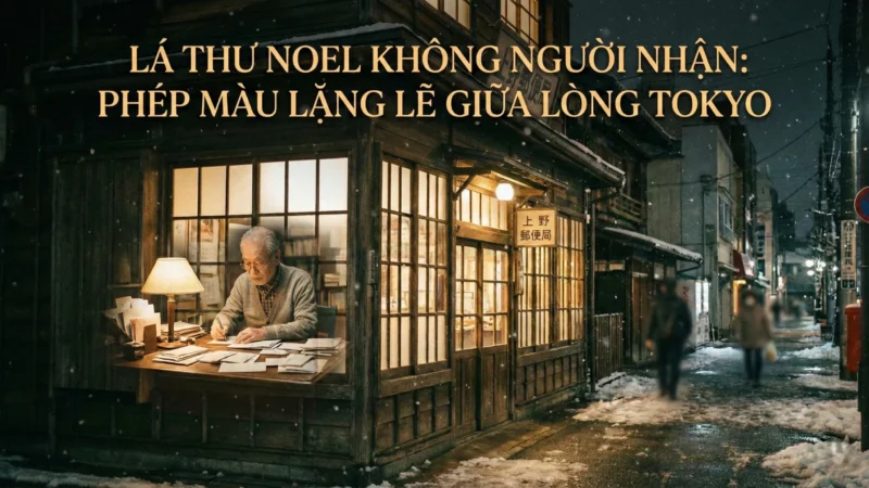 LÁ THƯ NOEL KHÔNG NGƯỜI NHẬN: Phép màu lặng lẽ giữa lòng Tokyo