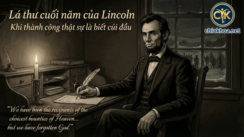 Lá thư cuối năm của Lincoln: Khi thành công thật sự là biết cúi đầu