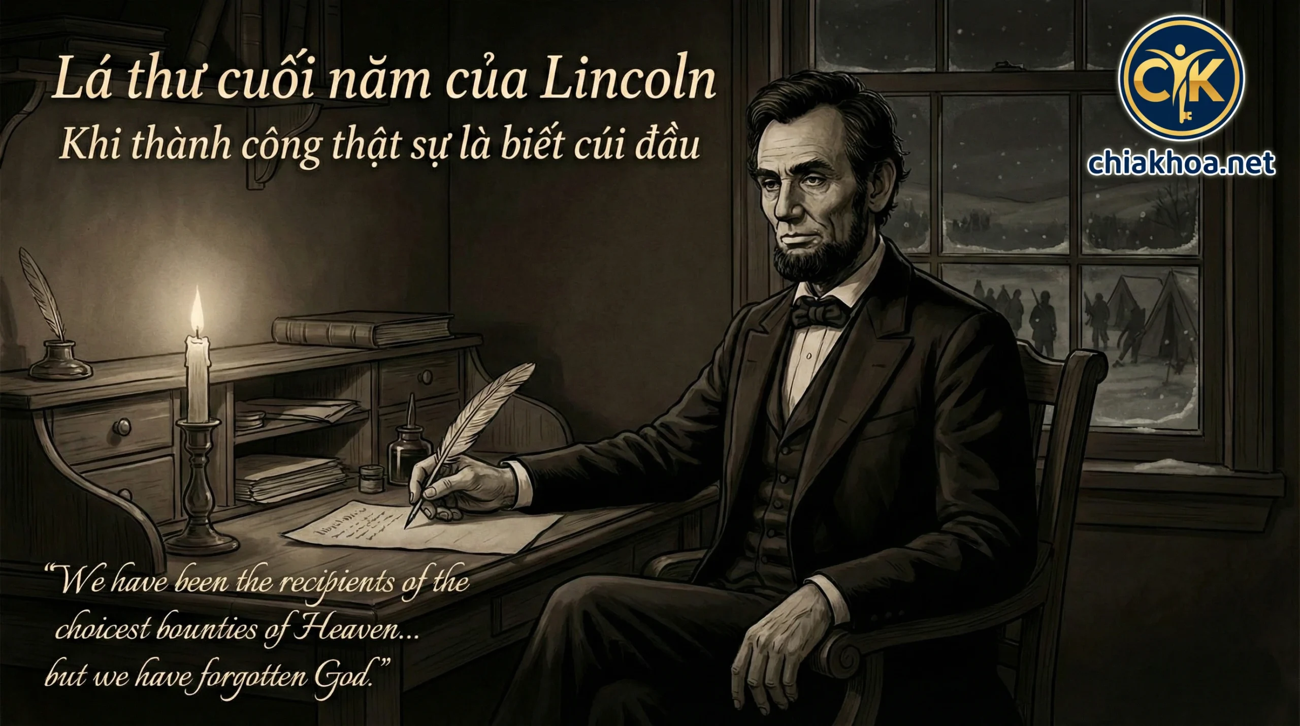 Lá thư cuối năm của Lincoln: Khi thành công thật sự là biết cúi đầu