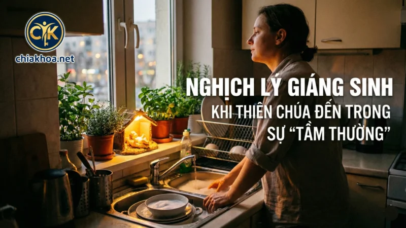 NGHỊCH LÝ GIÁNG SINH – KHI THIÊN CHÚA ĐẾN TRONG SỰ “TẦM THƯỜNG”