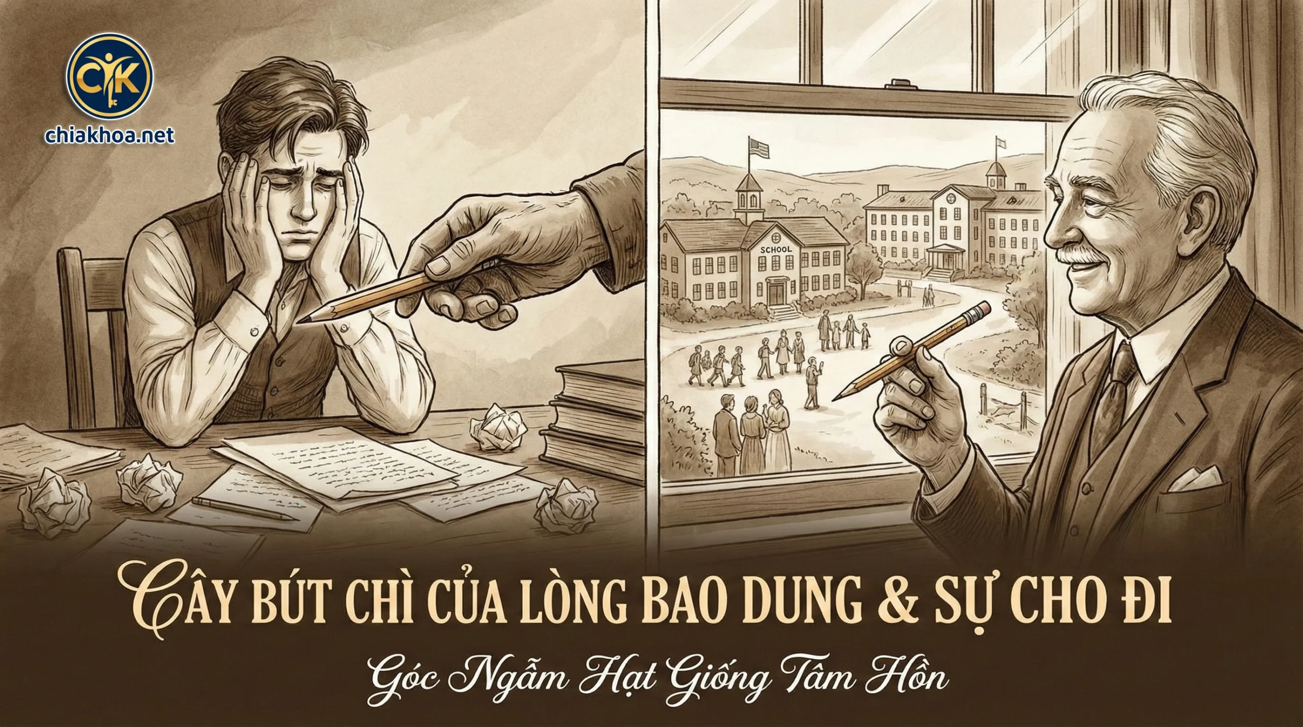 Người Đàn Ông Bán Cả Gia Tài Để Mua Một Cây Bút Chì – Bài Học Chữa Lành Cuối Năm