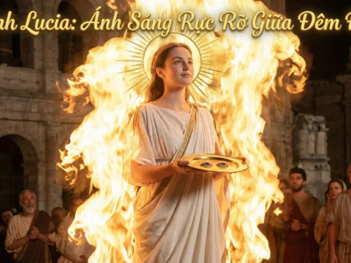 Thánh Lucia: Khi đôi mắt trần gian khép lại, đức tin bừng sáng