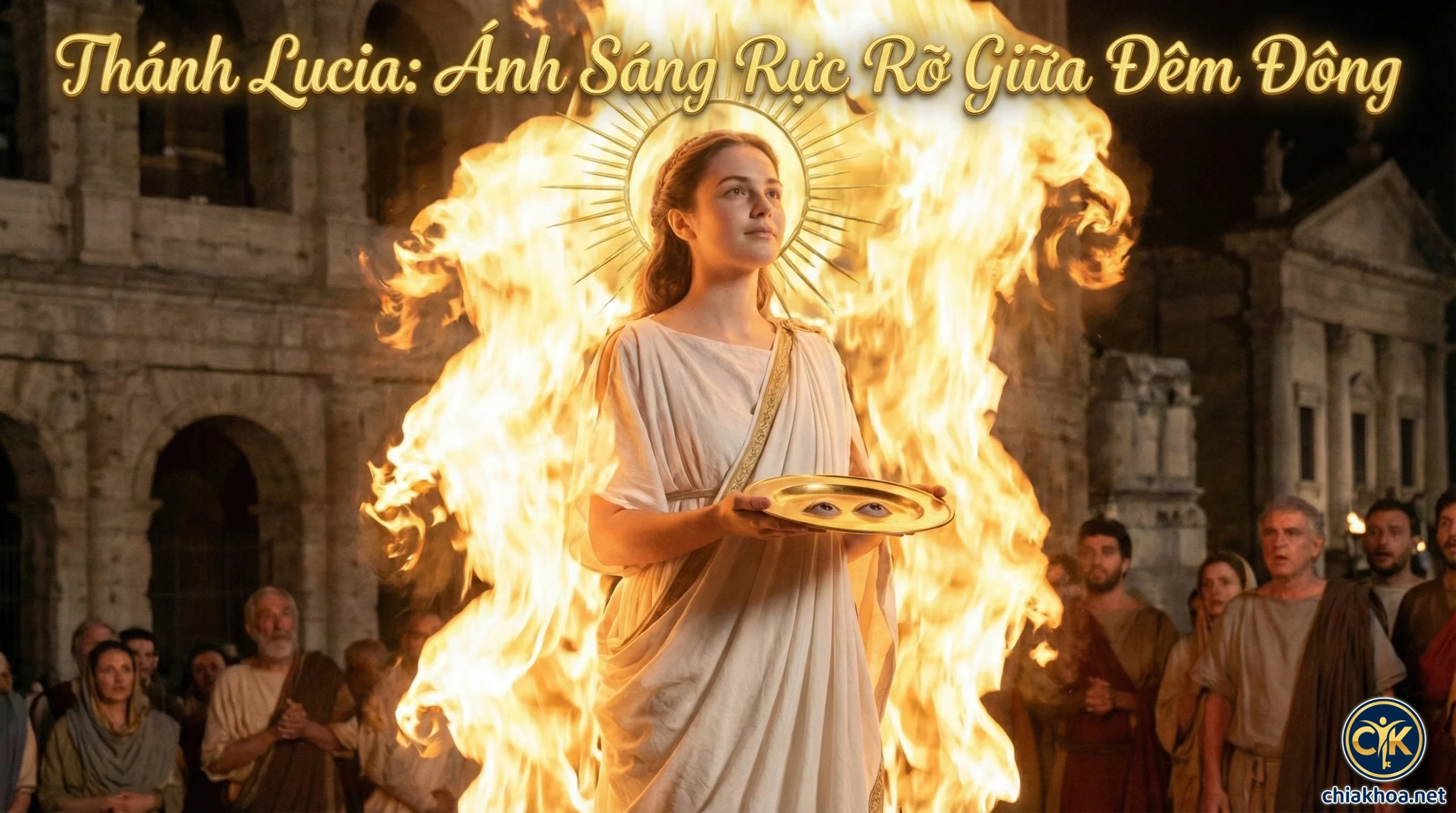 Thánh Lucia: Khi đôi mắt trần gian khép lại, đức tin bừng sáng