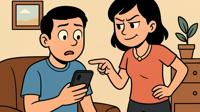 VỢ – CHỒNG – VÀ CÁI ĐIỆN THOẠI BIẾT TỐ CÁO**