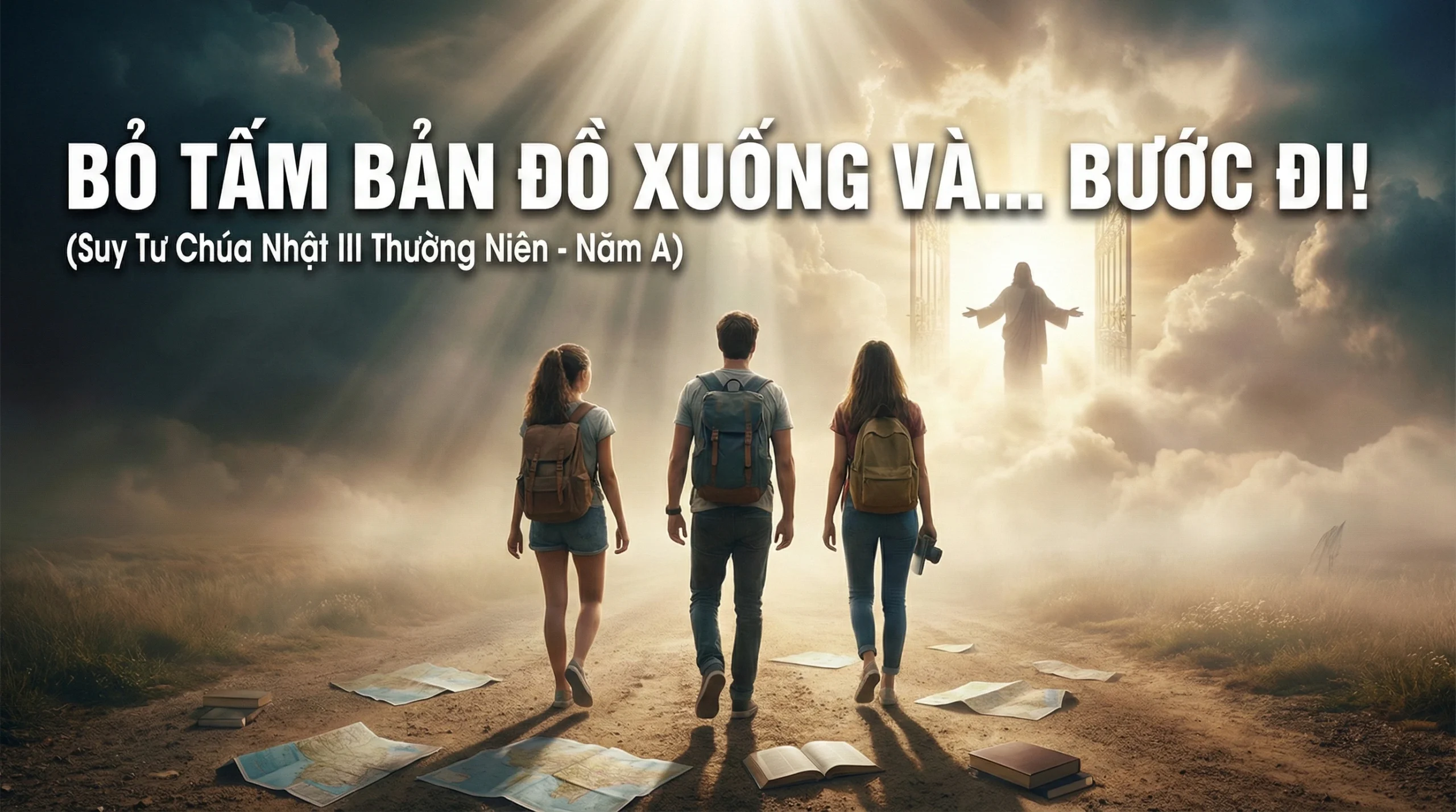 BỎ TẤM BẢN ĐỒ XUỐNG VÀ… BƯỚC ĐI!