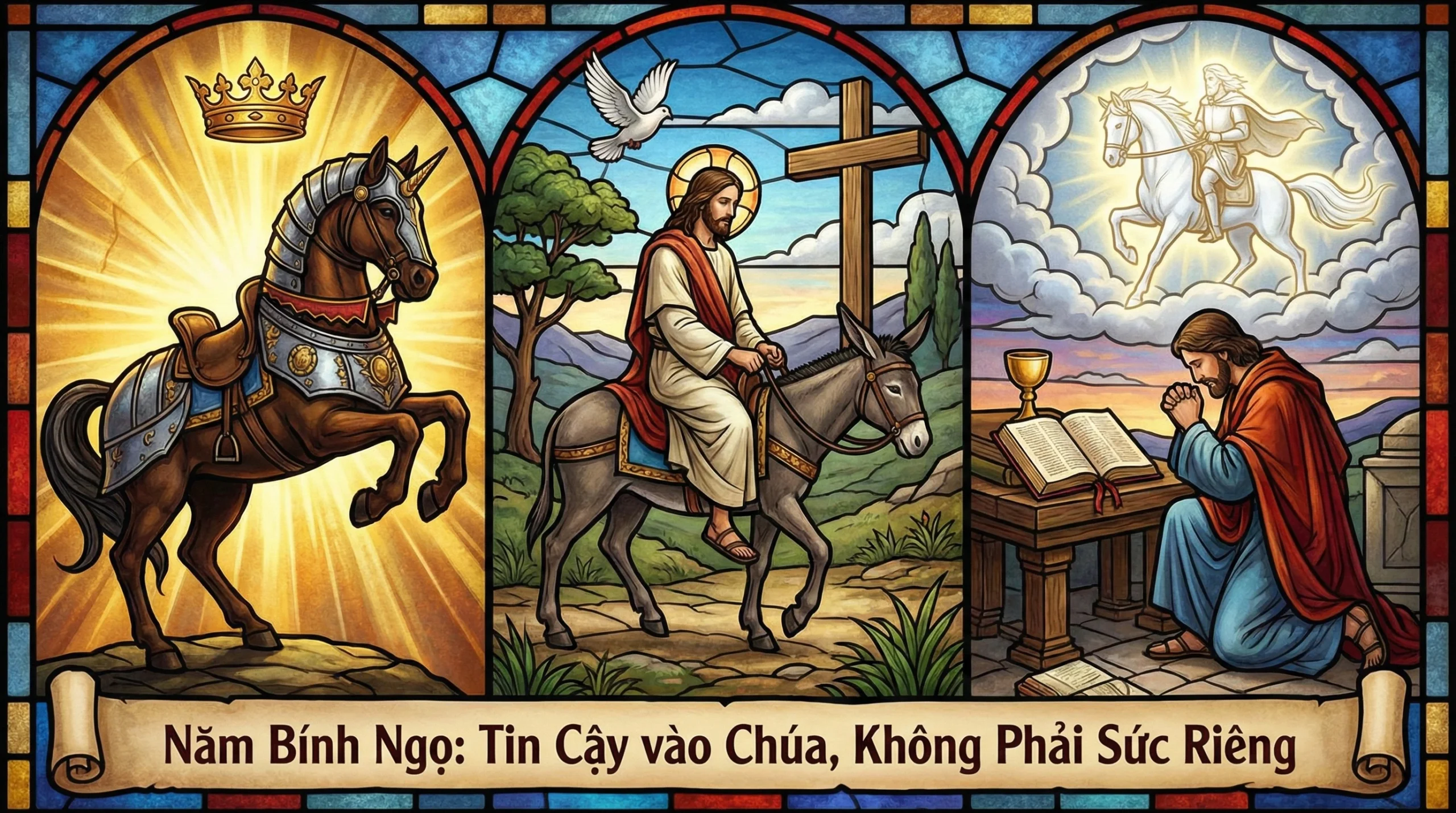 Tản Mạn Đầu Xuân Bính Ngọ: Khi Tiếng Vó Ngựa Vang Vọng Trong Kinh Thánh