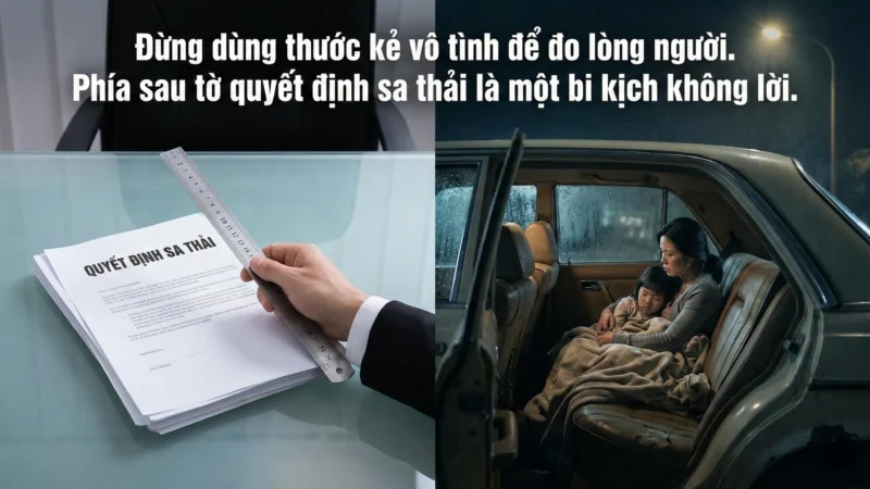 ĐỪNG DÙNG THƯỚC KẺ VÔ TÌNH ĐỂ ĐO LÒNG NGƯỜI