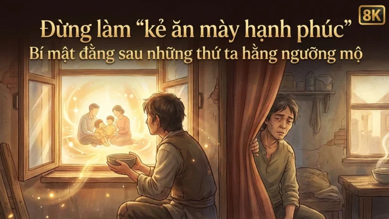 Đừng làm “kẻ ăn mày hạnh phúc” – Bí mật đằng sau những thứ ta hằng ngưỡng mộ