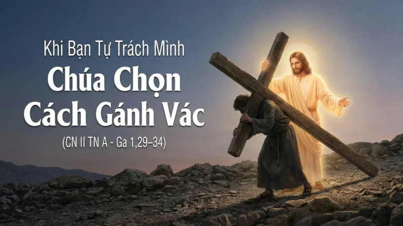 Khi Bạn Tự Trách Mình, CHÚA CHỌN CÁCH “GÁNH VÁC”