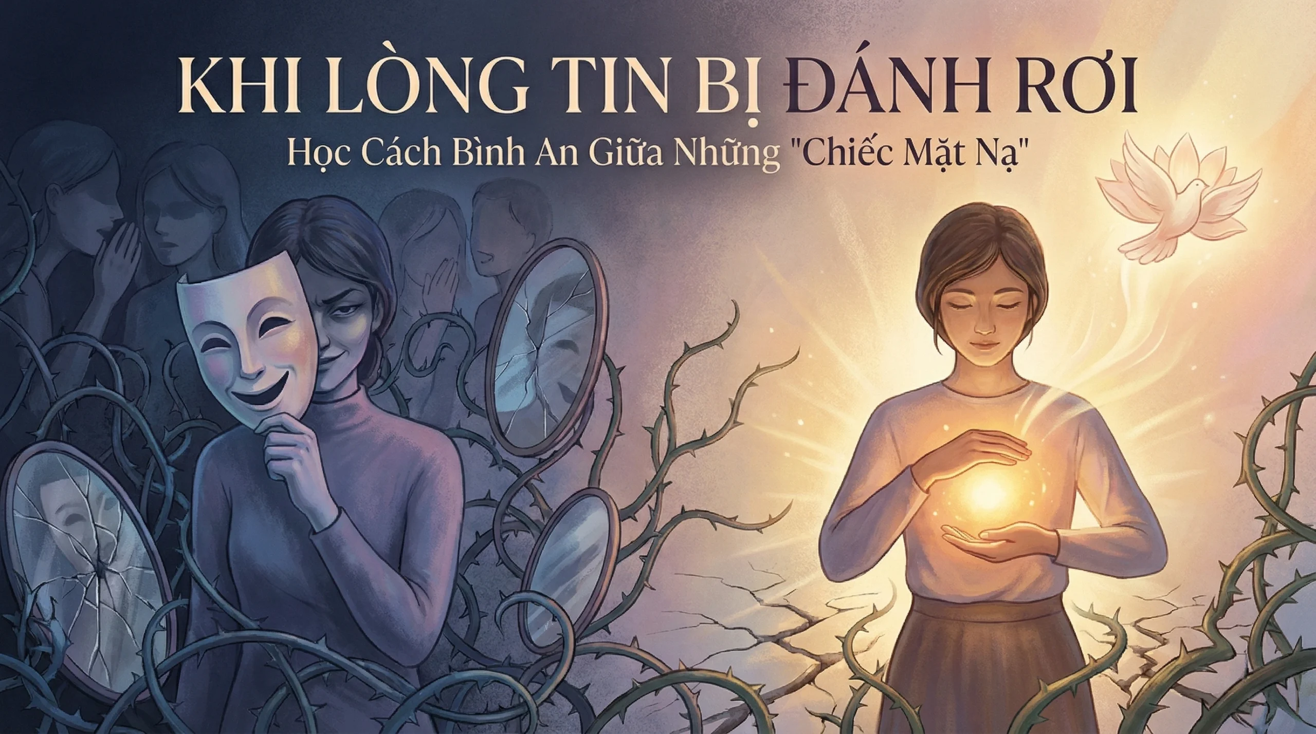 Khi Lòng Tin Bị Đánh Rơi: Học Cách Bình An Giữa Những “Chiếc Mặt Nạ”