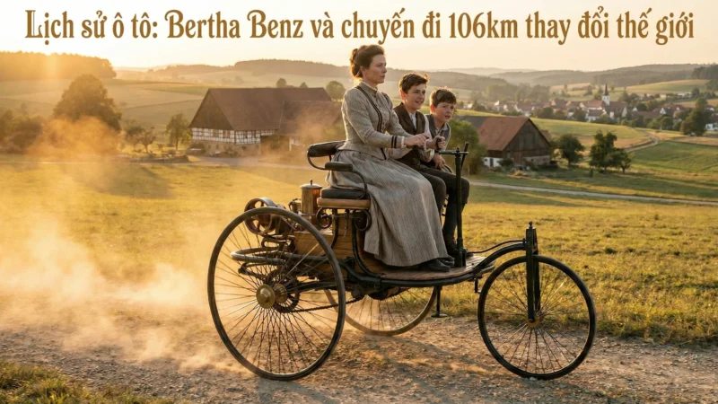 Nguồn gốc Mercedes-Benz: Cú lừa chồng thế kỷ của Bertha Benz