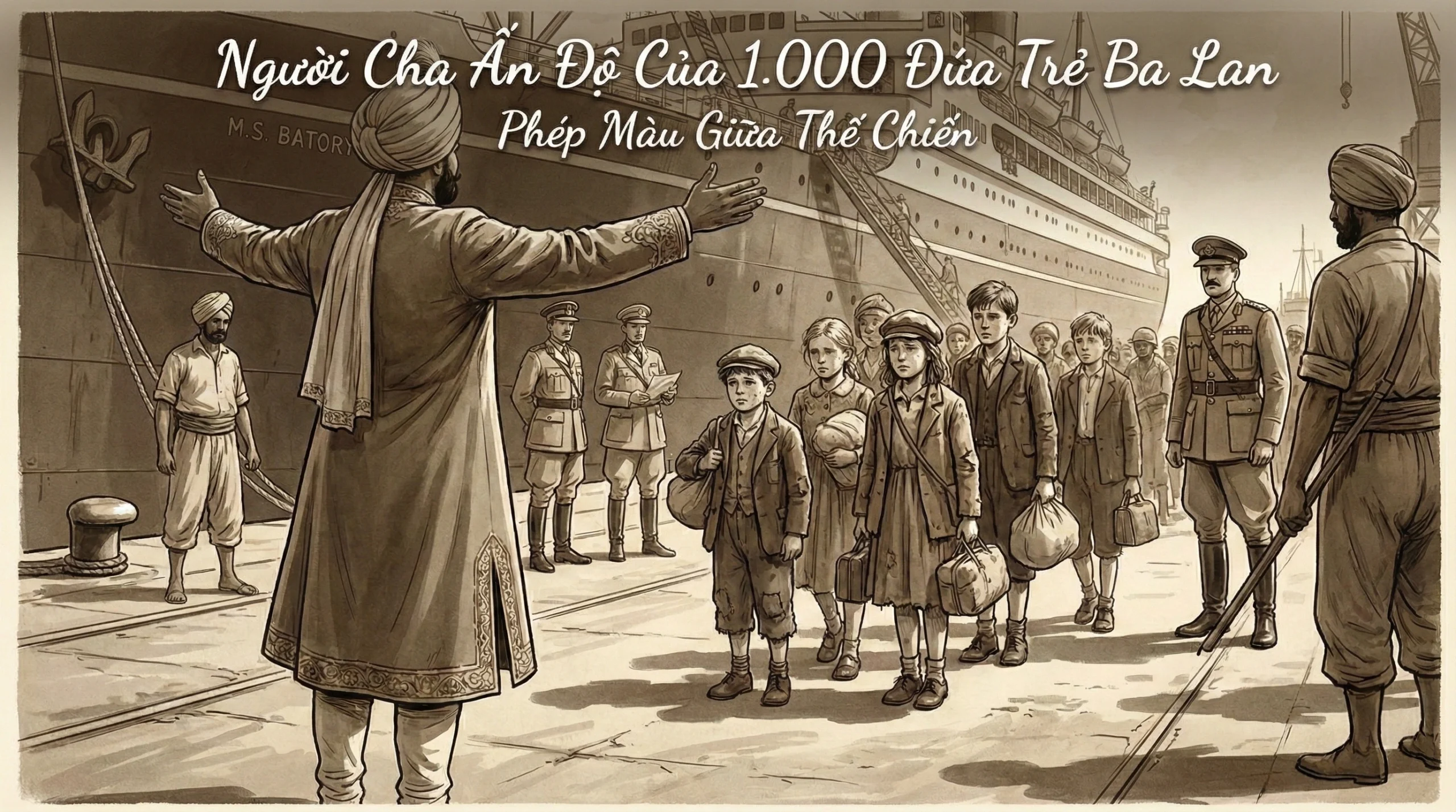 Người Cha Ấn Độ Của 1.000 Đứa Trẻ Ba Lan: Phép Màu Giữa Thế Chiến