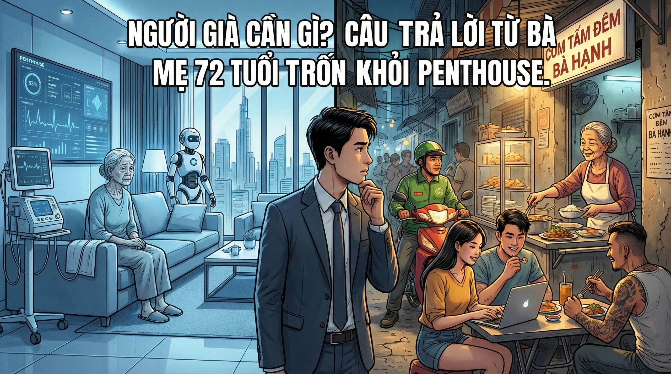 Người già cần gì? Câu trả lời từ bà mẹ 72 tuổi trốn khỏi Penthouse