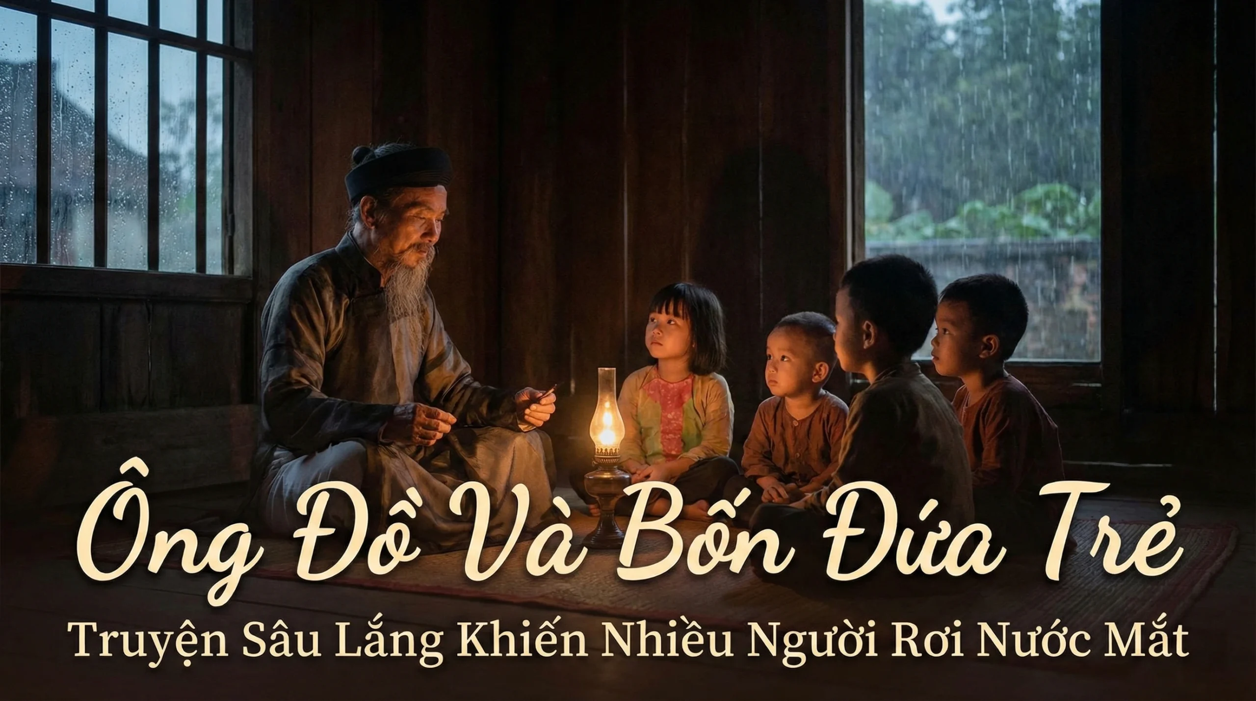 Ông Đồ Và Bốn Đứa Trẻ | Truyện Sâu Lắng Khiến Nhiều Người Rơi Nước Mắt