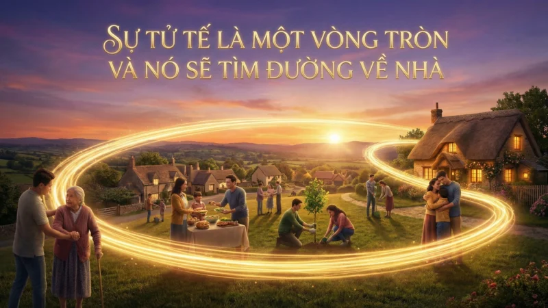 SỰ TỬ TẾ LÀ MỘT VÒNG TRÒN, VÀ NÓ SẼ TÌM ĐƯỜNG VỀ NHÀ