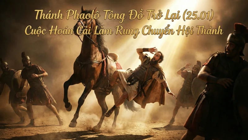 Thánh Phaolô Tông Đồ Trở Lại: Cuộc Hoán Cải Làm Rung Chuyển Hội Thánh