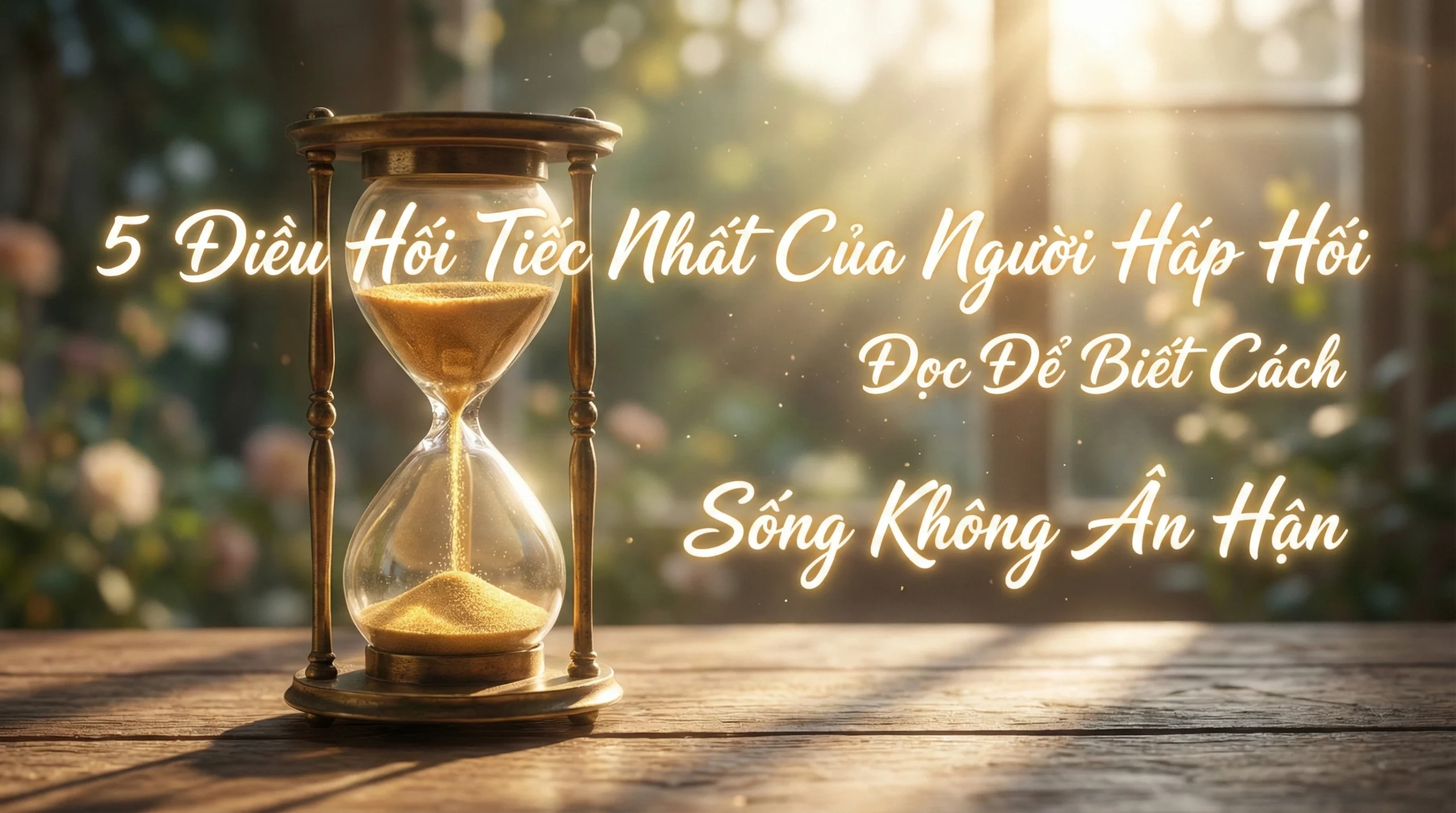 5 Điều Hối Tiếc Muộn Màng Và Bài Học Để Sống Không Ân Hận