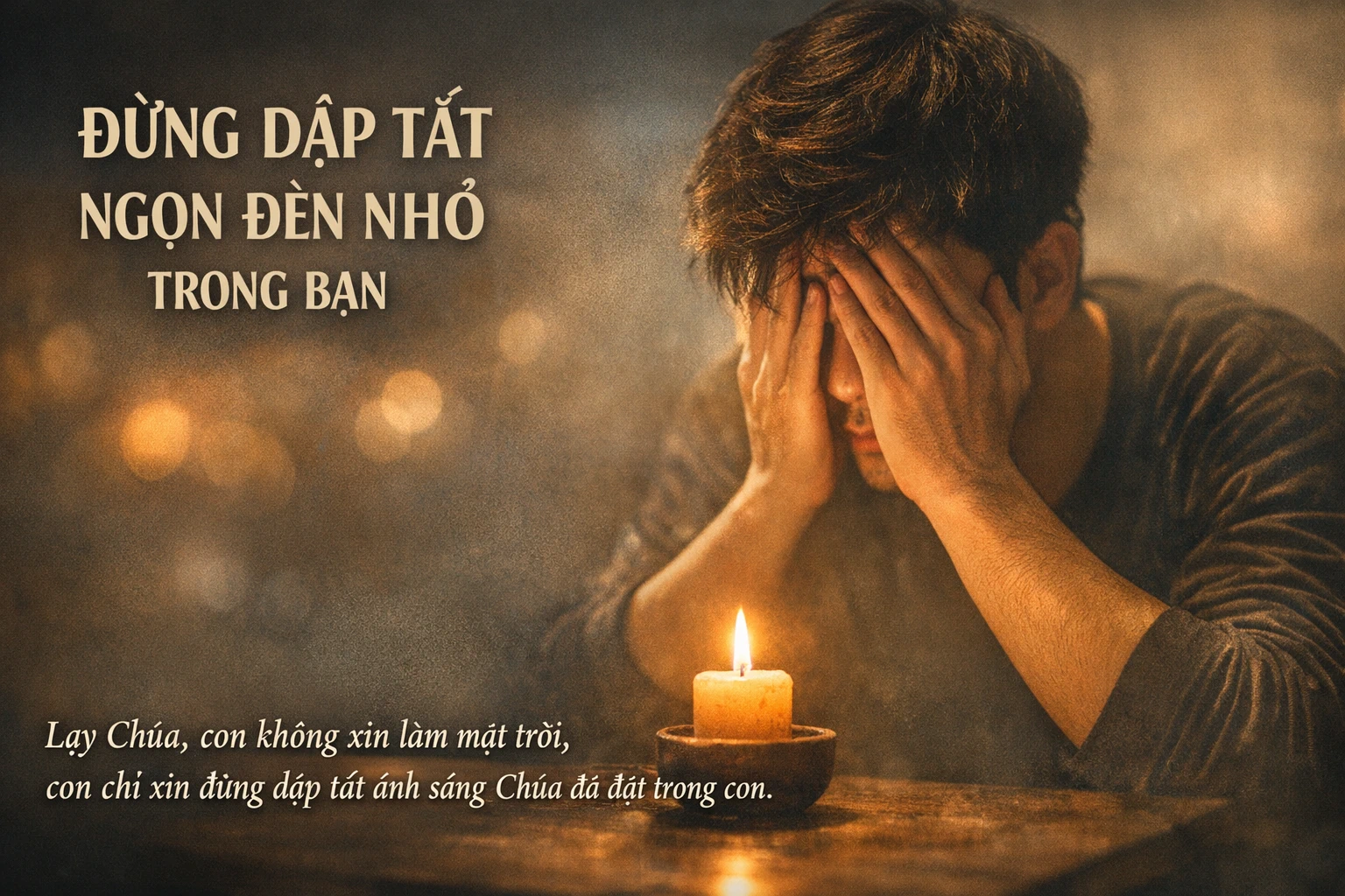 ĐỪNG DẬP TẮT NGỌN ĐÈN NHỎ TRONG BẠN