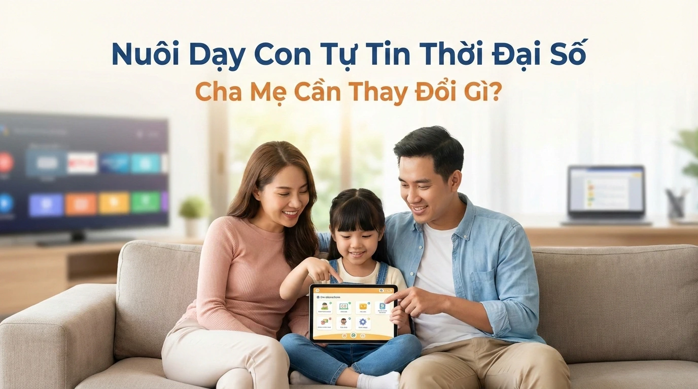 Nuôi Dạy Con Tự Tin Thời Đại Số: Cha Mẹ Cần Thay Đổi Gì?