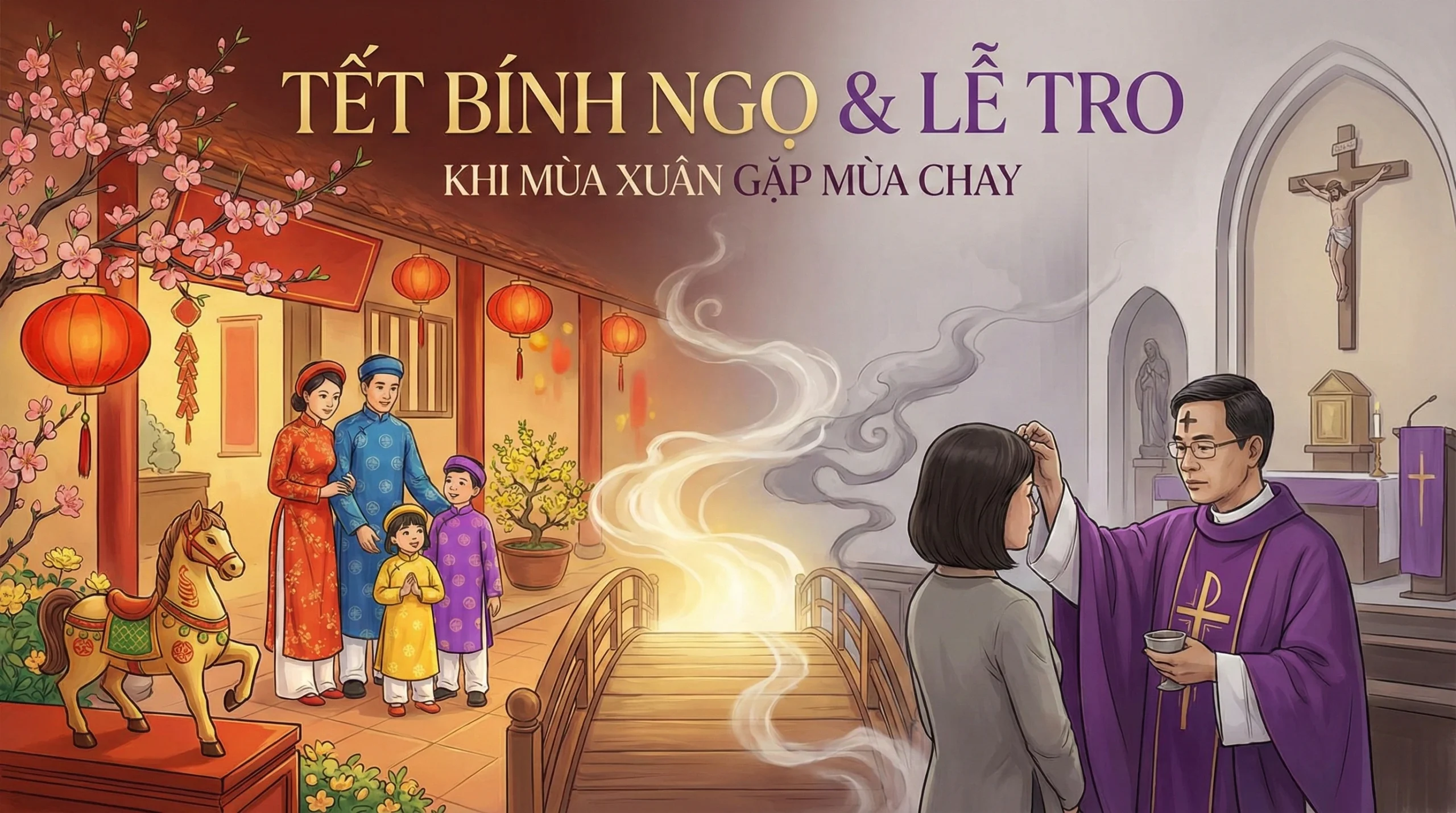 MÙA XUÂN CỦA ĐẤT TRỜI VÀ MÙA XUÂN CỦA LINH HỒN: KHI LỄ TRO GIAO HÒA CÙNG TẾT BÍNH NGỌ