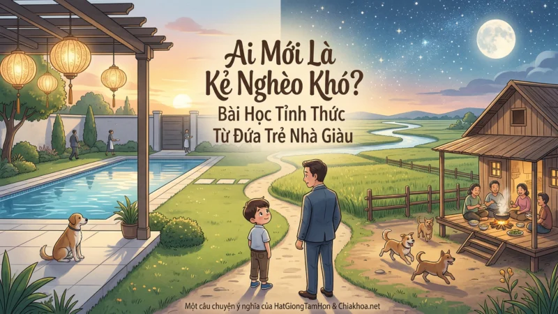 Ai Mới Là Kẻ Nghèo Khó? Bài Học Tỉnh Thức Từ Đứa Trẻ Nhà Giàu.