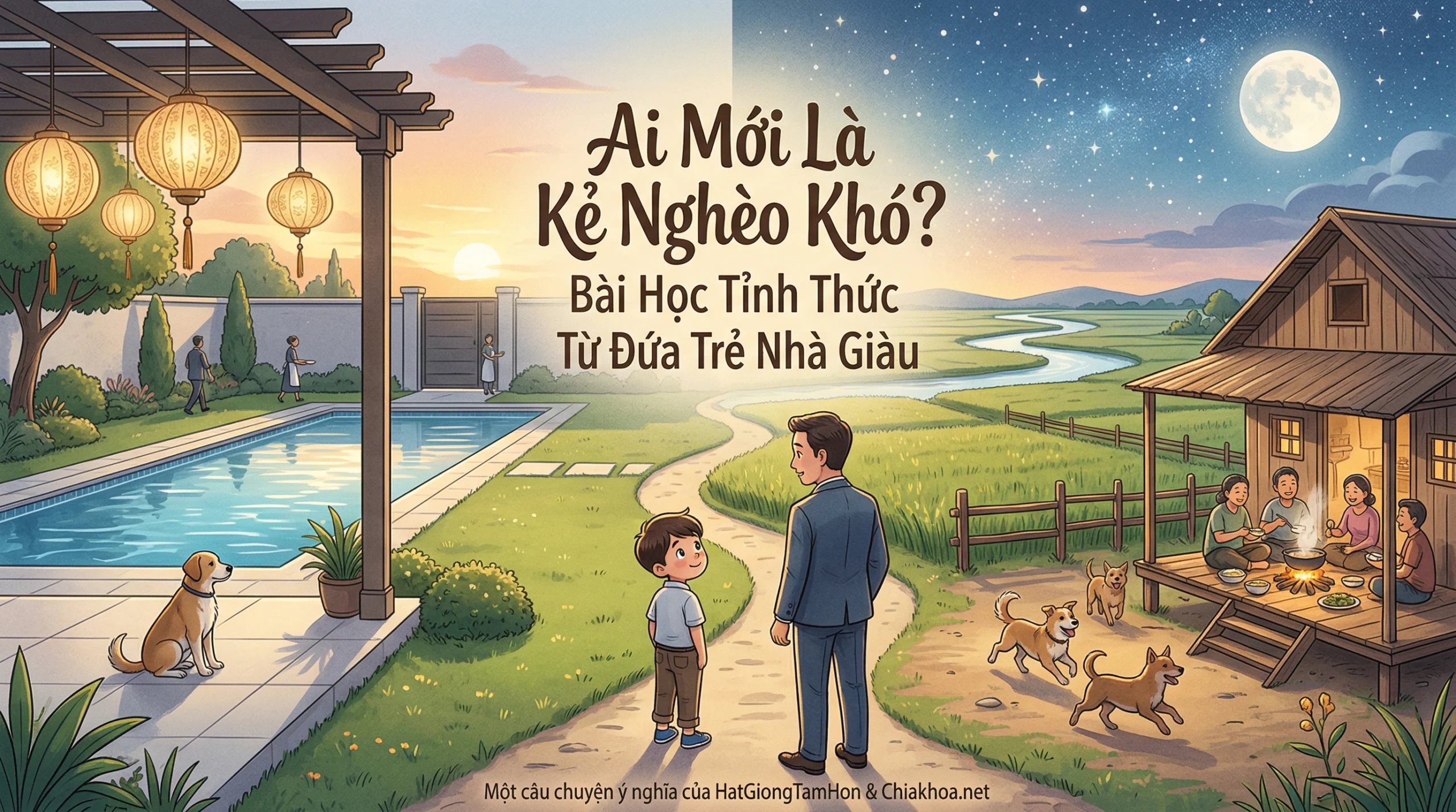 Ai Mới Là Kẻ Nghèo Khó? Bài Học Tỉnh Thức Từ Đứa Trẻ Nhà Giàu.