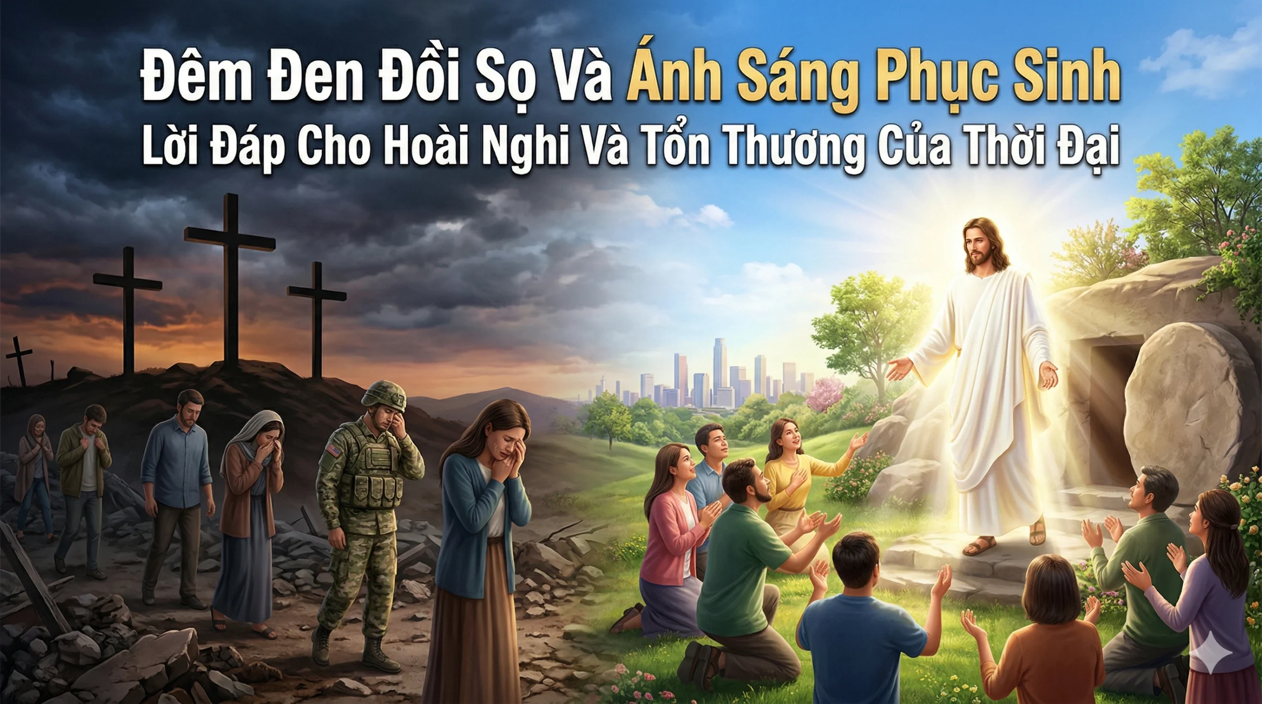 Đêm Đen Đồi Sọ Và Ánh Sáng Tử Nạn: Lời Đáp Cho Một Nhân Loại Đang Tổn Thương