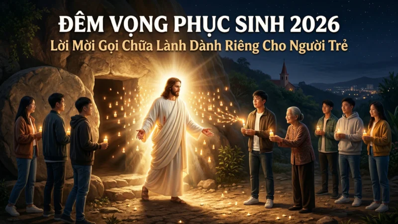 Đêm Vọng Phục Sinh 2026: Lời Mời Gọi Chữa Lành Dành Riêng Cho Người Trẻ