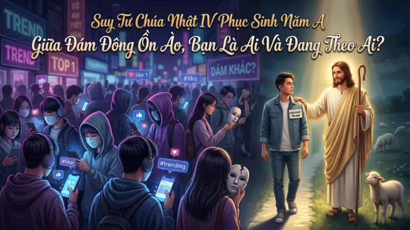 GIỮA ĐÁM ĐÔNG ỒN ÀO, BẠN LÀ AI VÀ BẠN ĐANG THEO AI?