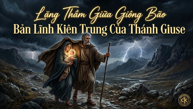 THÁNH GIUSE: KHOẢNG LẶNG VĨ ĐẠI VÀ BẢN LĨNH KIÊN TRUNG GIỮA GIÔNG BÃO CUỘC ĐỜI