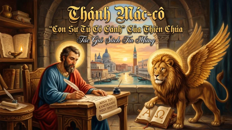 Thánh Mác-cô: “Con Sư Tử Có Cánh” Của Thiên Chúa và Người Chép Sử Vĩ Đại