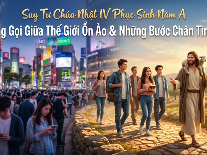 Suy Tư Chúa Nhật 4 Phục Sinh: Tiếng Gọi Giữa Thế Giới Ồn Ào & Những Bước Chân Tìm Về
