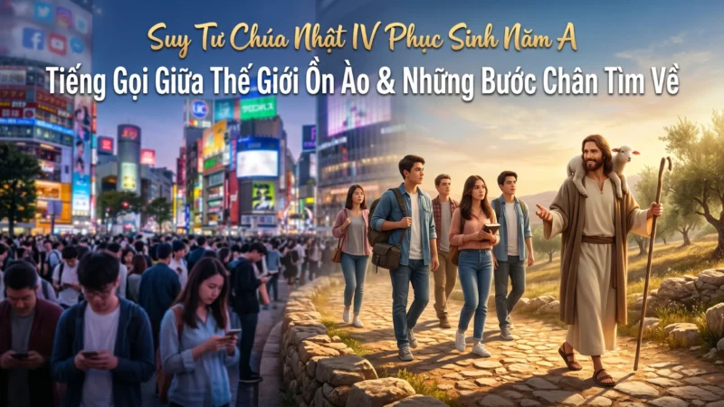 Suy Tư Chúa Nhật 4 Phục Sinh: Tiếng Gọi Giữa Thế Giới Ồn Ào & Những Bước Chân Tìm Về