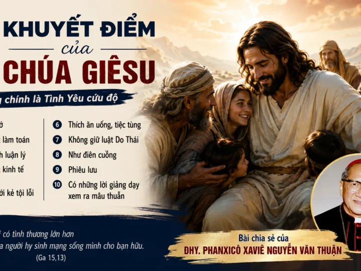 10 khuyết điểm của Chúa Giêsu