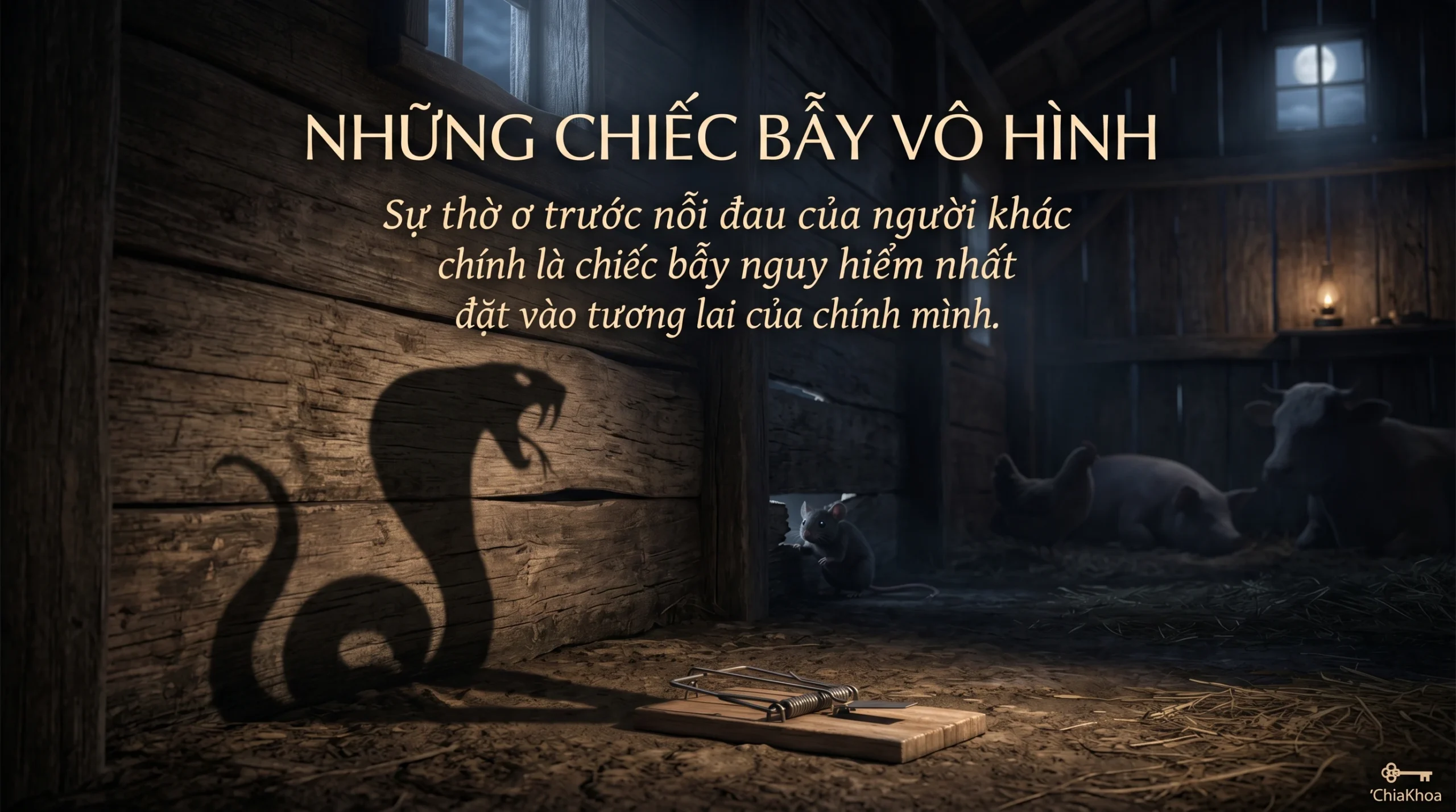 NHỮNG CHIẾC BẪY VÔ HÌNH VÀ SỢI DÂY LIÊN ĐỚI CUỘC ĐỜI